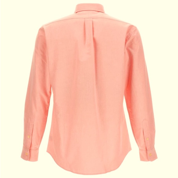 NWOT Men’s Ralph Lauren Cotton Oxford Button Up Shirt in Salmon -… - Picture 4 of 10